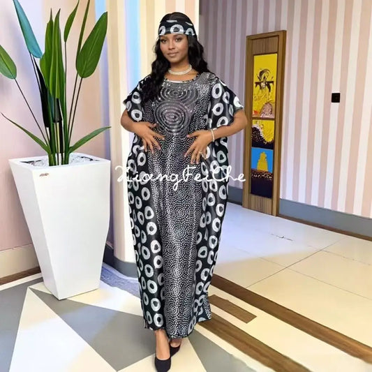 👗 Women’s African Style Floor-Length Maxi Dress 💎