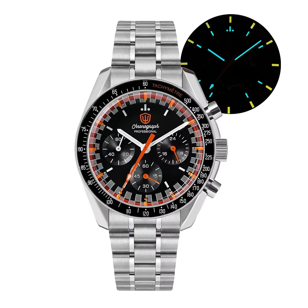 Glomexia Luxury Chronograph Men’s Watch 💎