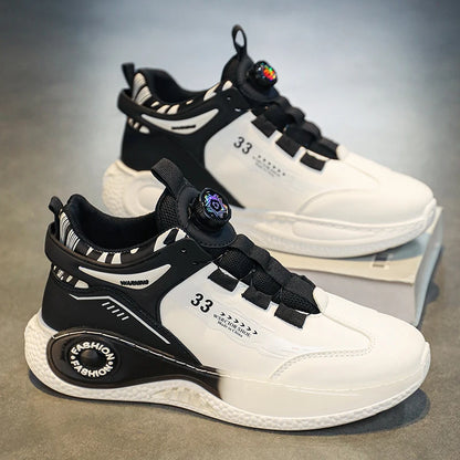 Men’s Rotating Buckle Non-Slip Sneakers