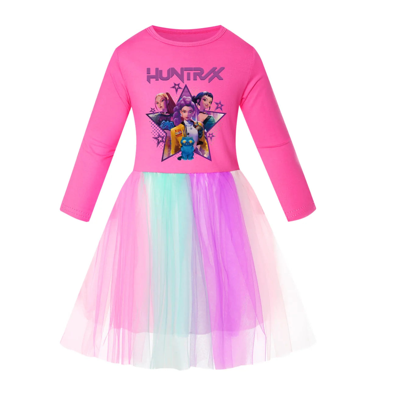K-Pop Rainbow Party Dress 🌈