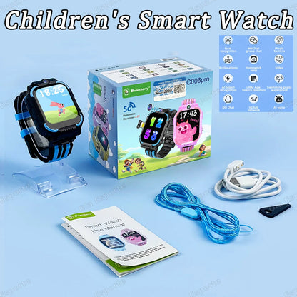 Kids 5G Smart Watch – SOS GPS Tracker with Camera & WiFi