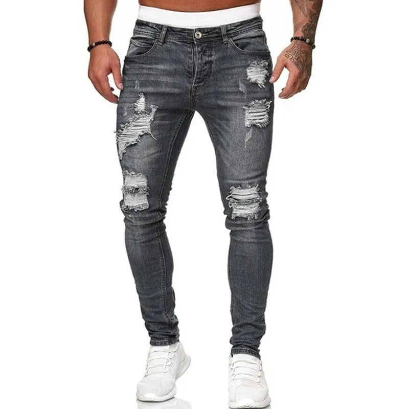 🌍 Glomexia – Men’s Stretch Slim Fit Denim Jeans 👖✨