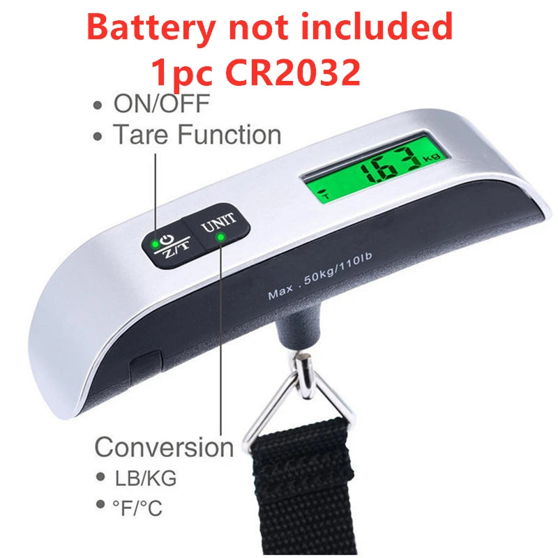 Portable Digital Luggage Scale (50kg)