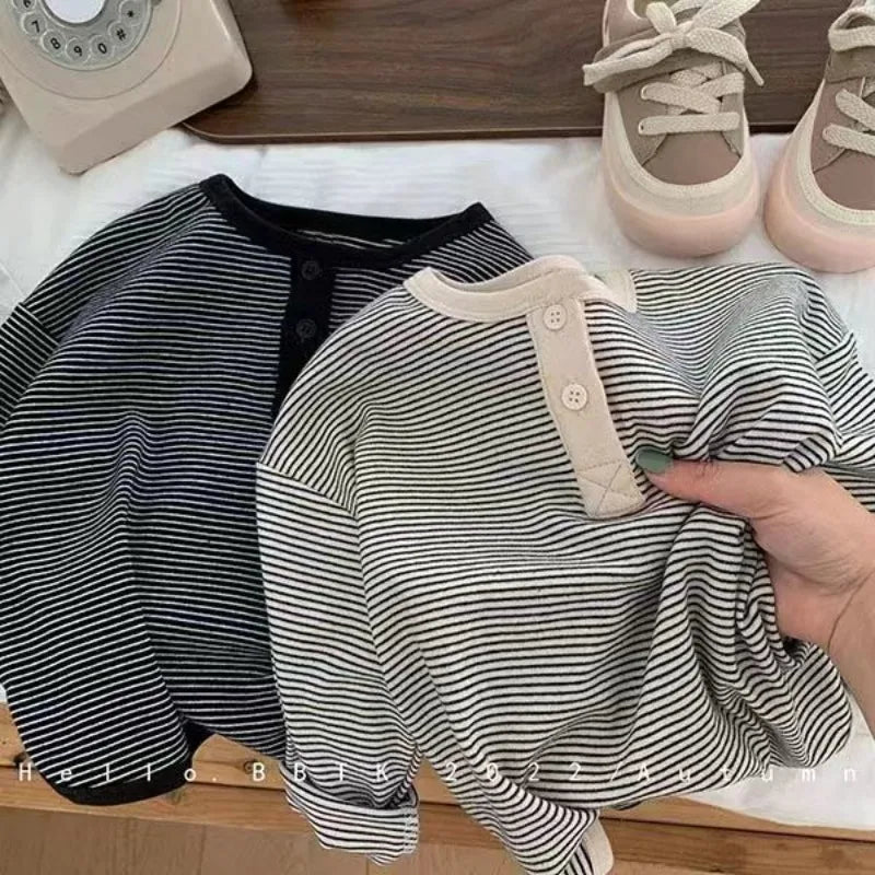 Kids Striped Long Sleeve Tee 👦👧✨