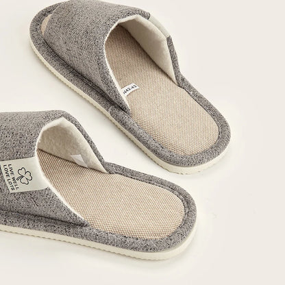 🩴 Men’s Hemp Fabric Indoor Slippers 🌿