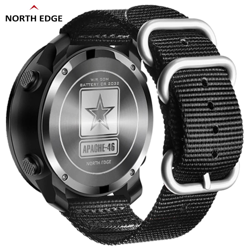 Men’s Outdoor Digital Sports Watch – Altimeter Compass Barometer