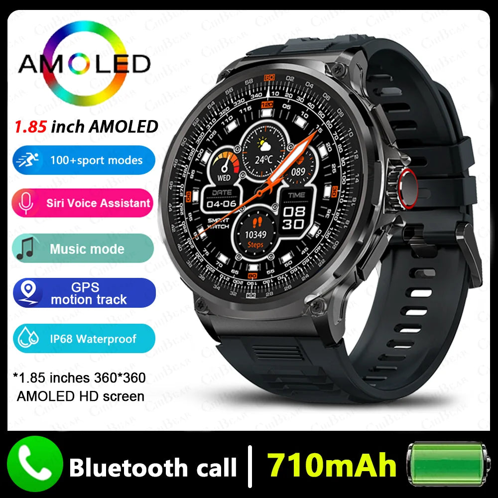 ⌚ HD Bluetooth Smart Watch 1.85" 📱