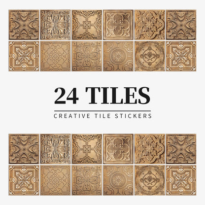 Self-Adhesive Tile Wall Stickers 🧱 | Waterproof Home Decor –