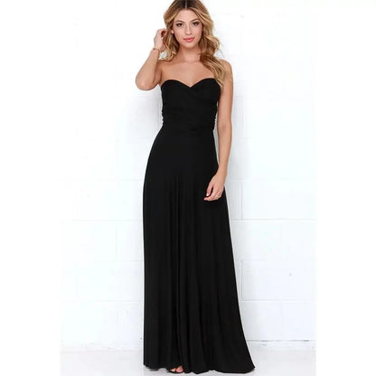 Glomexia Women’s Multiway Wrap Maxi Dress – Convertible Party Gown