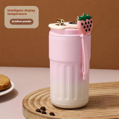 ☕ Smart Temperature Display Thermos Cup – 316 Stainless Steel