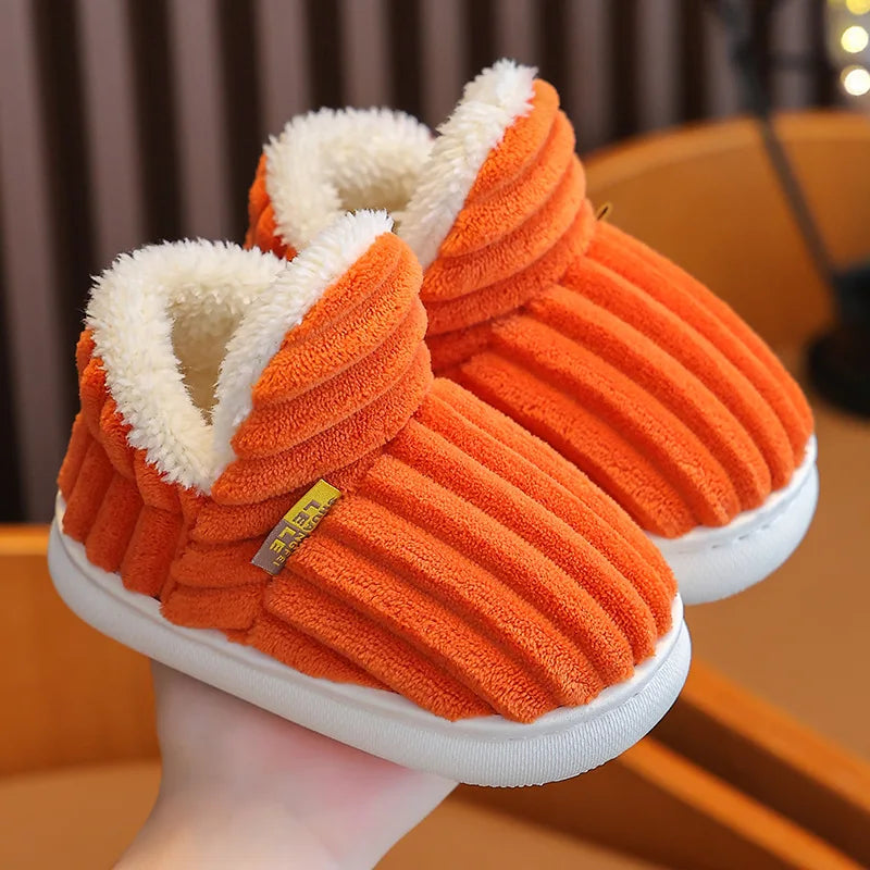 Glomexia Kids Fuzzy Winter Slippers ❄️ | Warm Anti-Skid Shoes