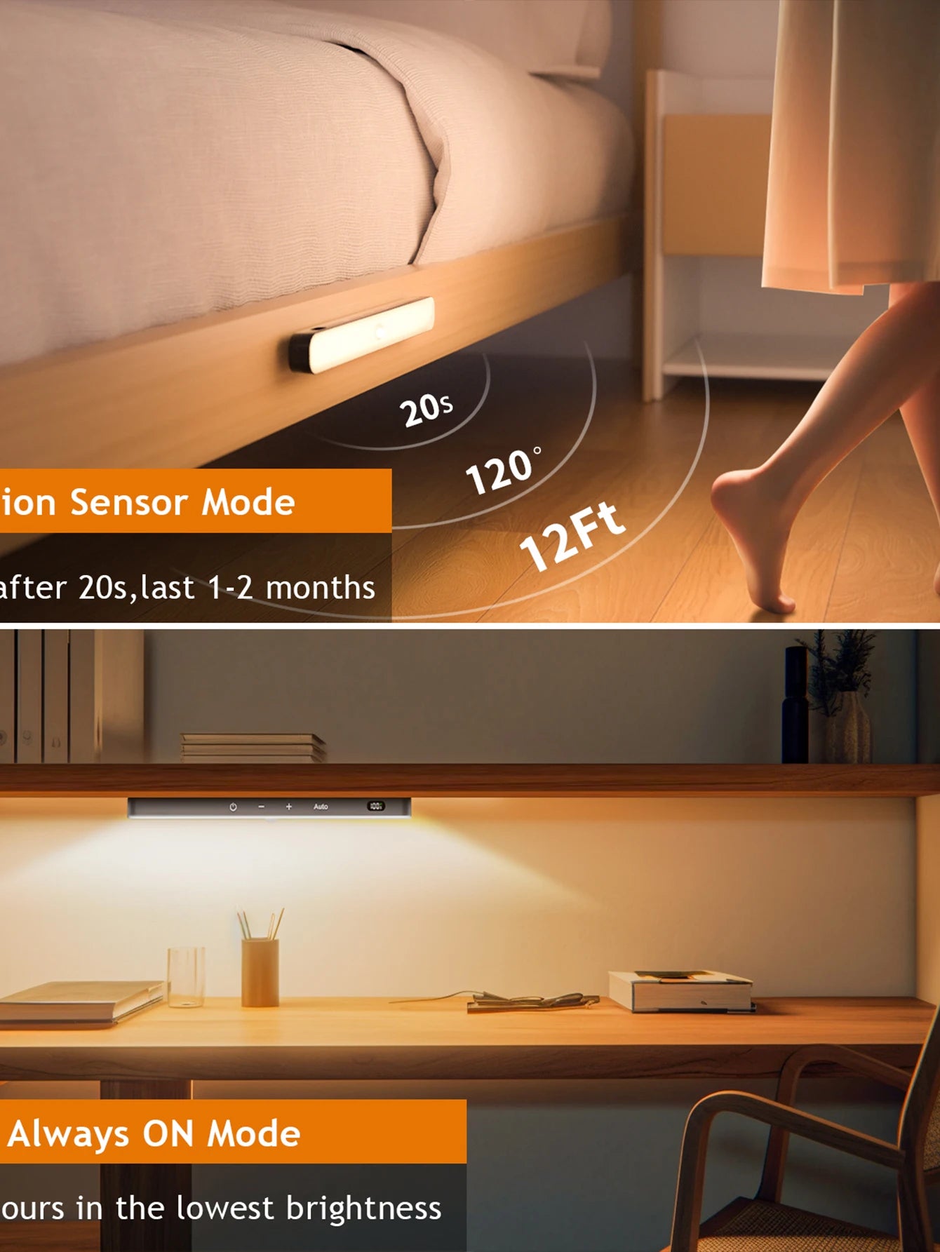 💡 Glomexia Motion Sensor LED Night Light ✨