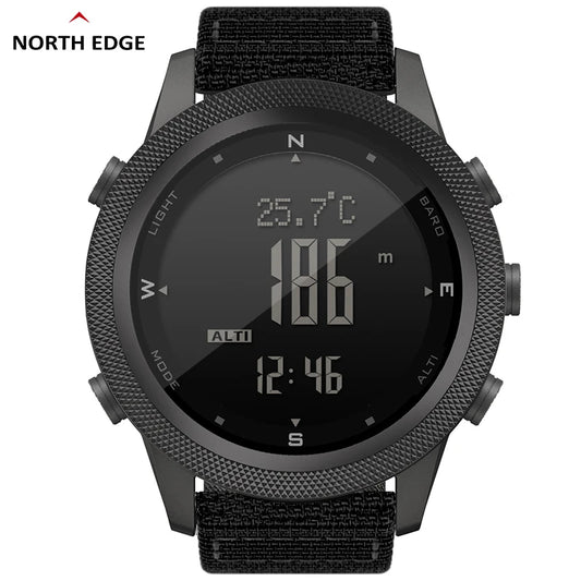 Men’s Outdoor Digital Sports Watch – Altimeter Compass Barometer