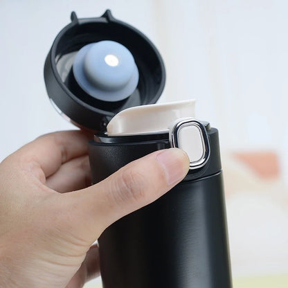 ☕ Smart Temperature Display Vacuum Flask (400–420ml)