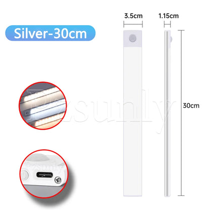 🌙💡 USB Motion Sensor Cabinet Light | Rechargeable ✨