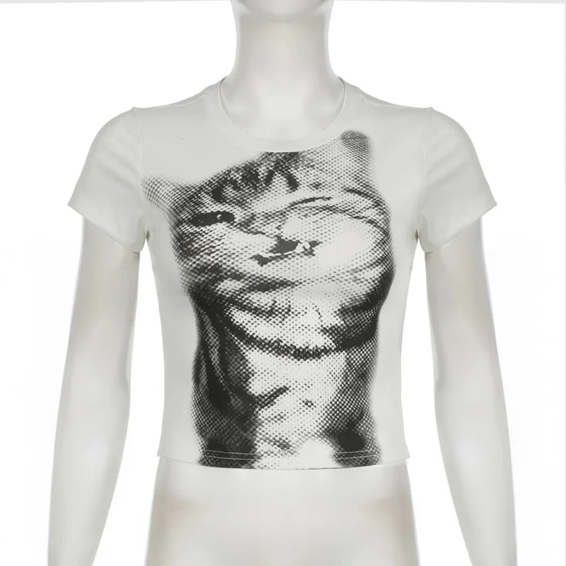 🌍 Glomexia – Women’s Animal Print Casual T-Shirt 🐾👕