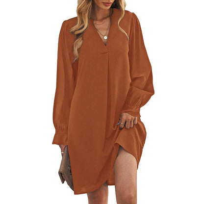 💃 Elegant V-Neck Mini Dress for Women