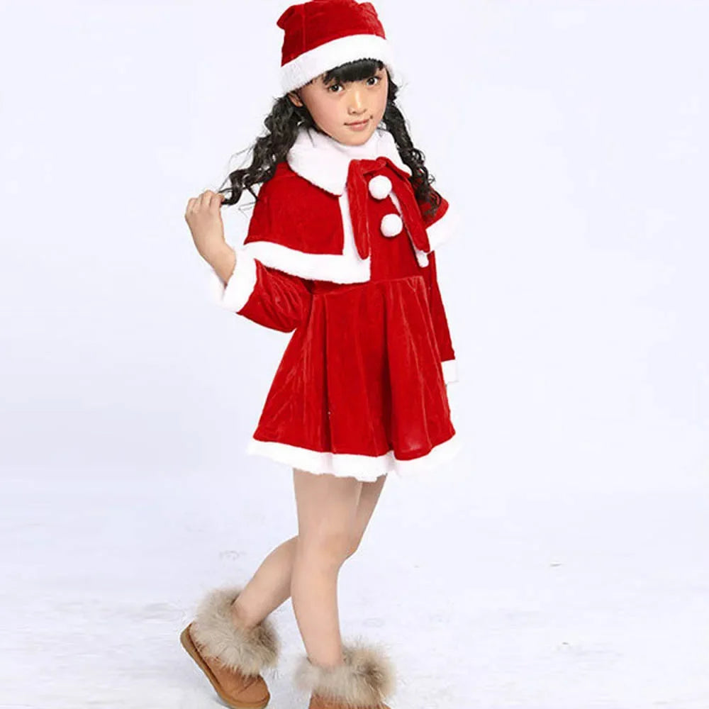 Glomexia Kids Santa Costume 🎅 | Christmas Cosplay Outfit Set