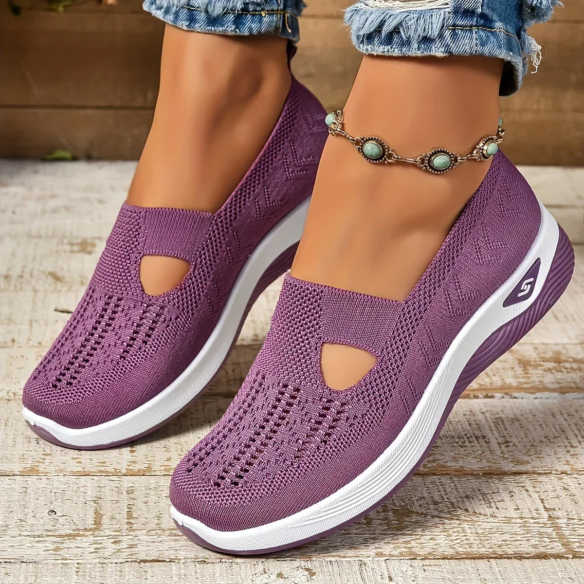 Women’s AirMesh Slip-On Shoes 👟✨