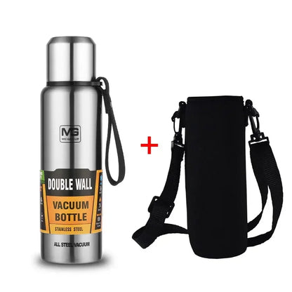 Glomexia Insulated Stainless Steel Thermos Bottle – 500ml to 1500ml
