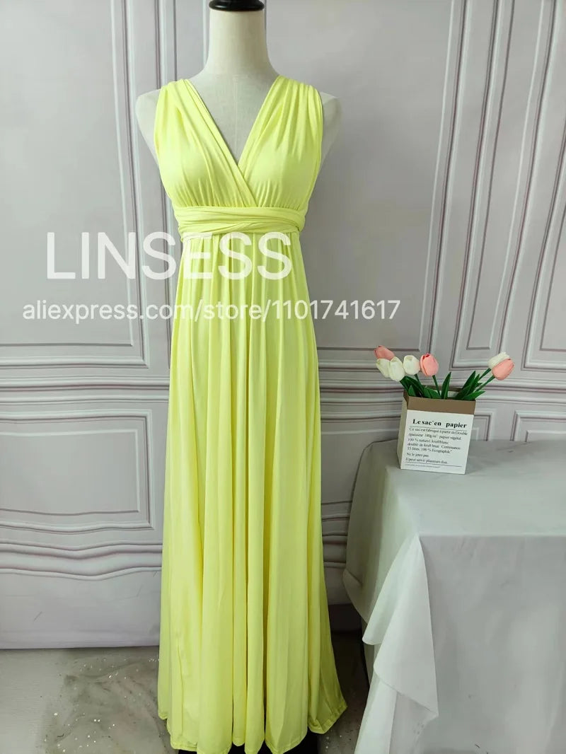 Rust Infinity Multiway Maxi Dress – Bridesmaid & Evening Gown