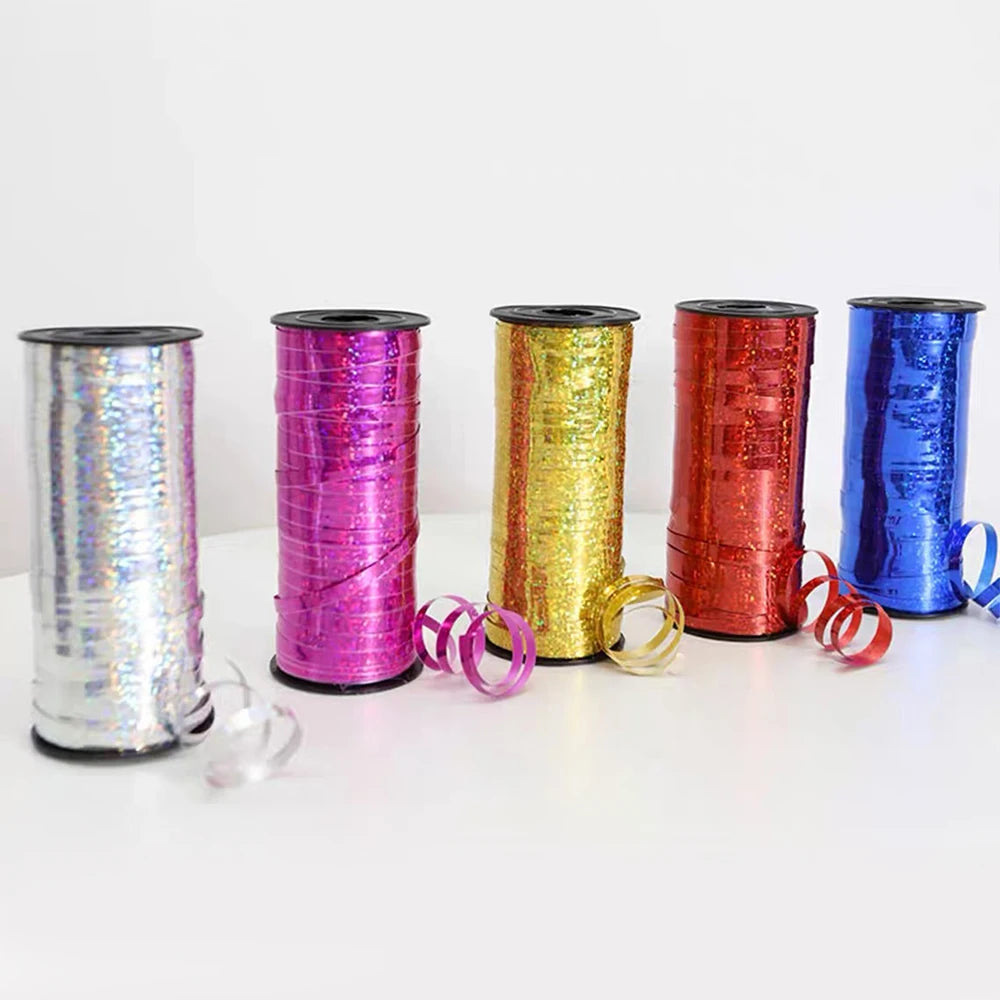 100 Yards Glitter Curling Ribbon Roll – Party & Gift Wrap Decoration