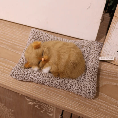 Interactive Meowing Kitten Plush Toy