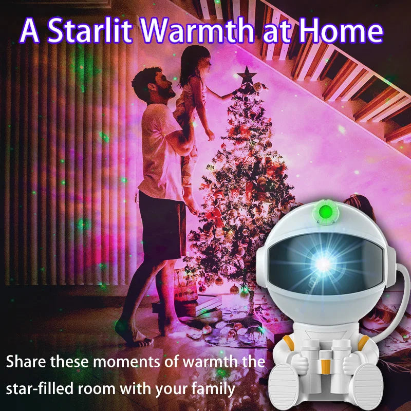 Astronaut Galaxy Star Projector Lamp