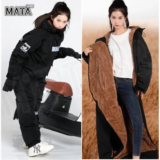 Winter Waterproof One-Piece Ski Suit ❄️ Windproof Warm Gear