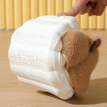 Glomexia Cute Capybara Winter Slippers 🐹❄️