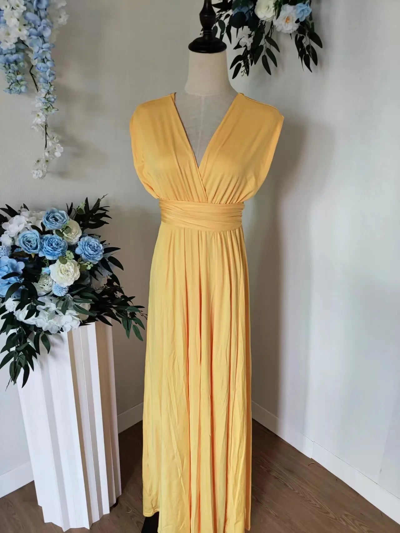 Rust Infinity Multiway Maxi Dress – Bridesmaid & Evening Gown