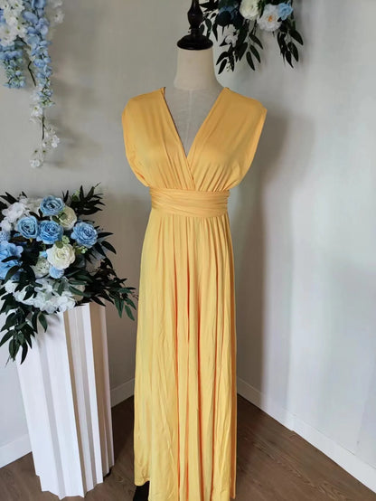 Rust Infinity Multiway Maxi Dress – Bridesmaid & Evening Gown