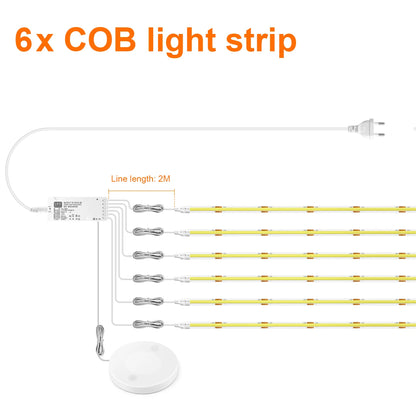 💡✋ Dimmable COB LED Cabinet Light | Touch & Motion ✨