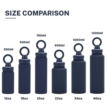 PuraCool 1200ml Stainless Steel Insulated Water Bottle 💧 | Sports & Travel Flask