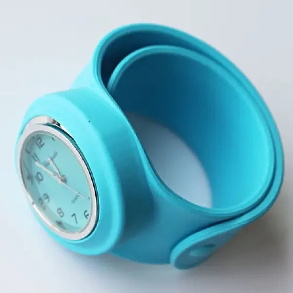 Kids Silicone Slap Wrist Watch ⌚ | 10 Colors Unisex Fun Pop Watch