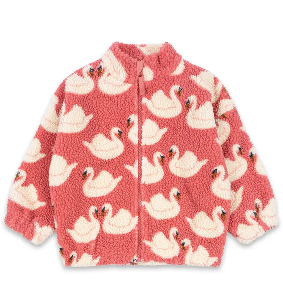 Premium Lambswool Kids Winter Jacket | Warm Cherry Coat | GLOMEXIA