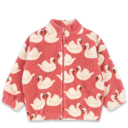 Premium Lambswool Kids Winter Jacket | Warm Cherry Coat | GLOMEXIA