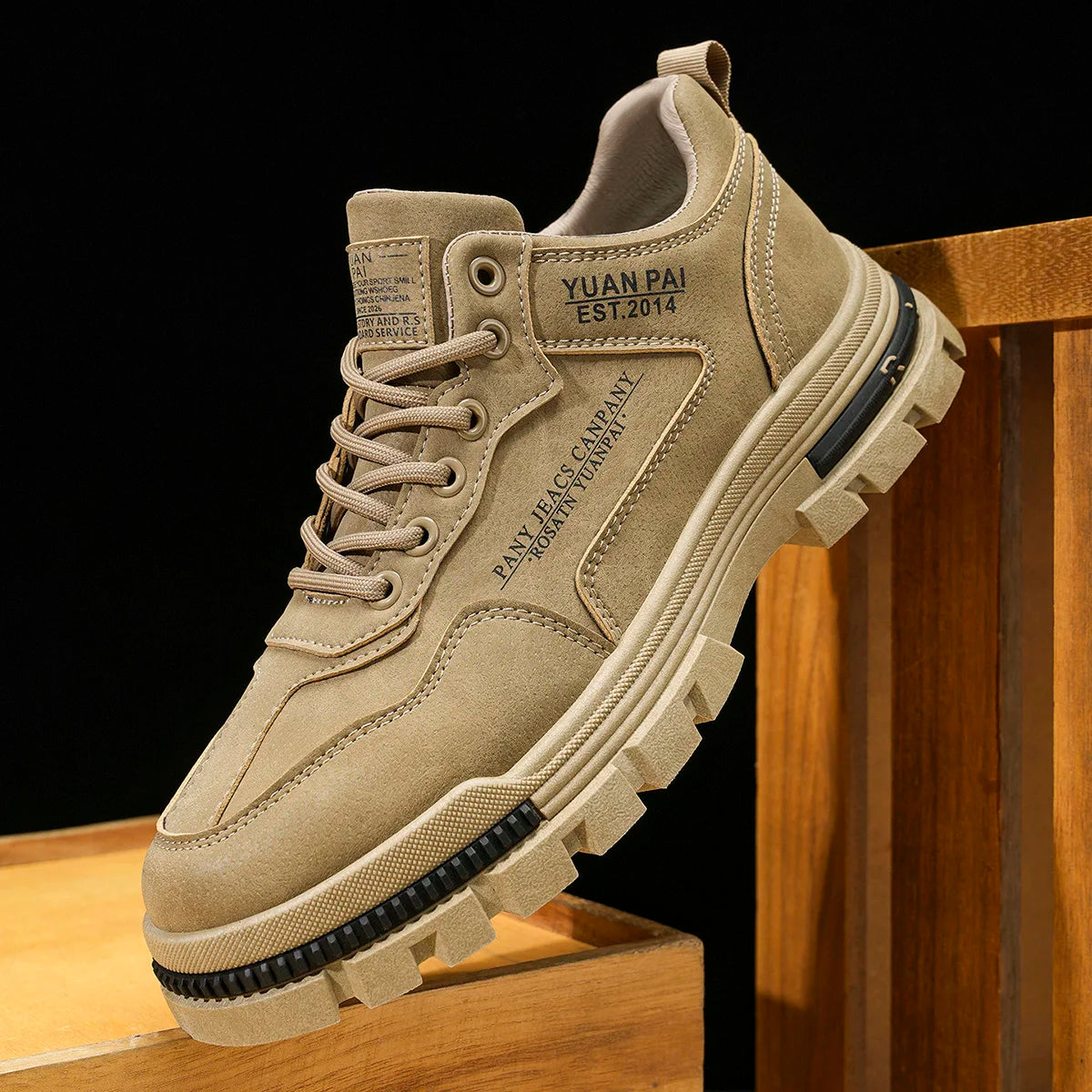 Men Breathable Sports Shoes 👟 | Anti-Slip Durable Casual Sneakers
