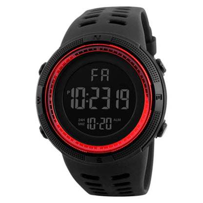 🌍 Glomexia – Men’s Military Style Digital Sports Watch with LED Display