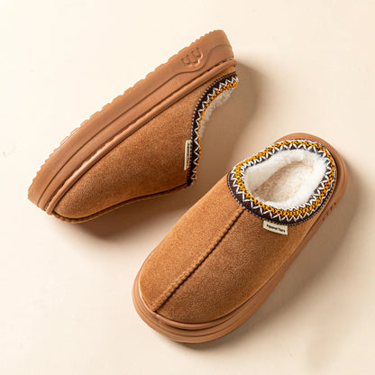 Glomexia Women Winter Plush Slippers ❄️ | Cozy Home Cotton Shoes