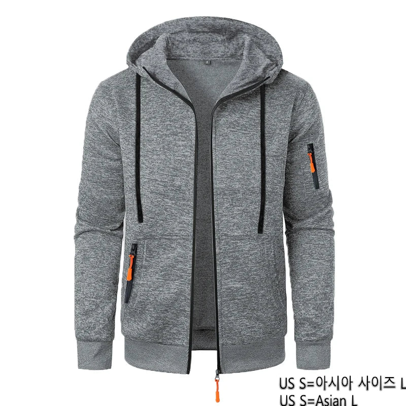 🧥 Zip-Up Casual Hoodie