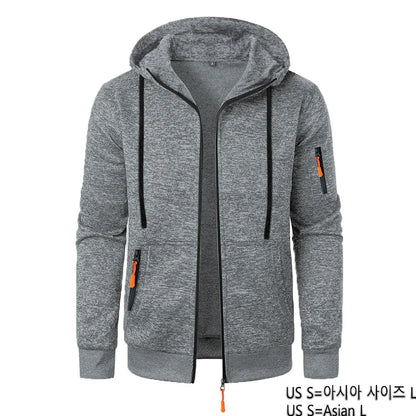🧥 Zip-Up Casual Hoodie