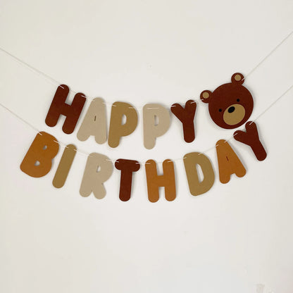 Premium Teddy Bear Birthday Balloon Decoration Set