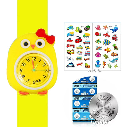 🌍 Glomexia – Kids Silicone Quartz Watch ⌚🧒