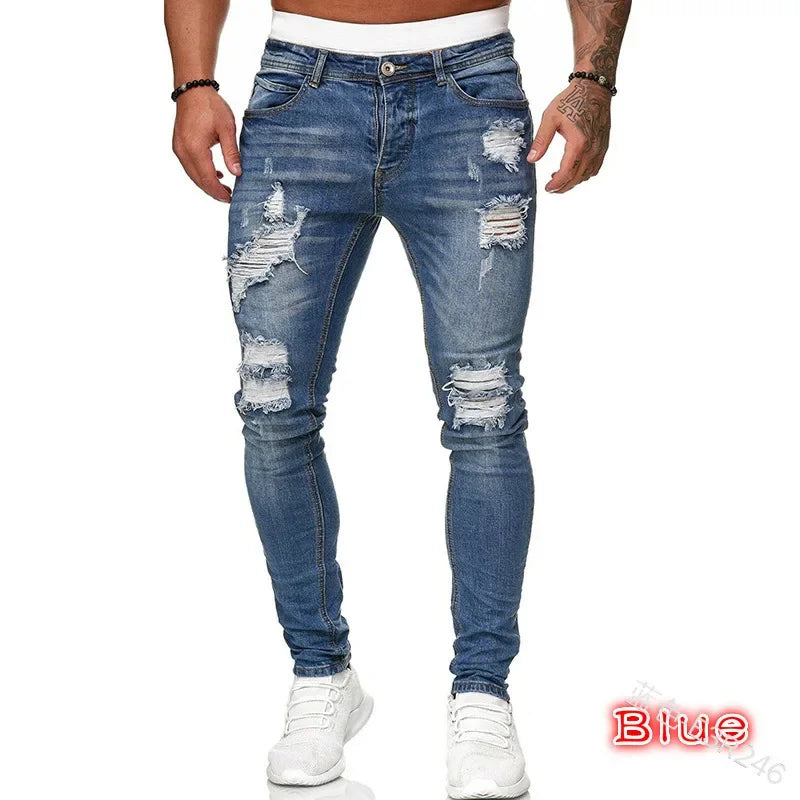 👖✨ Glomexia Men’s Casual Slim Denim Jeans