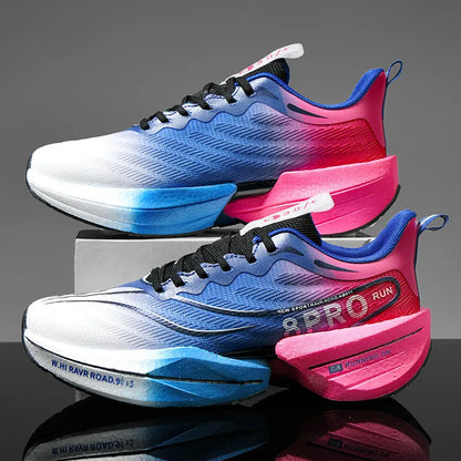 Men’s Carbon Plate Mesh Running Sneakers