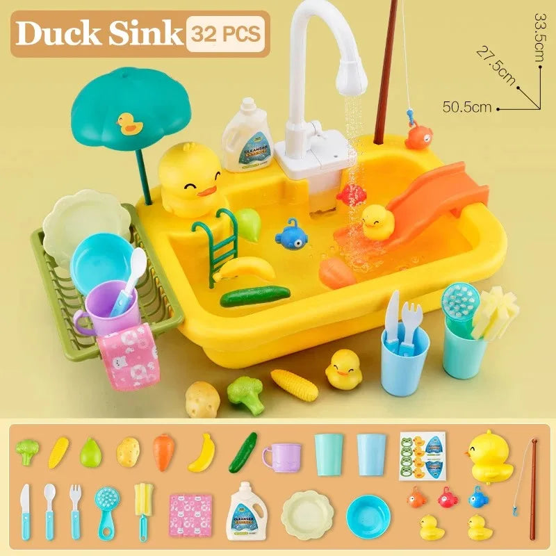 Glomexia Kids Water Sink Kitchen Set