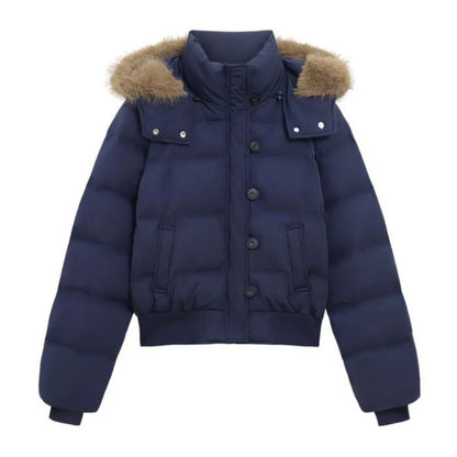 Women’s Hooded Puffer Jacket ❄️ Winter Korean Style
