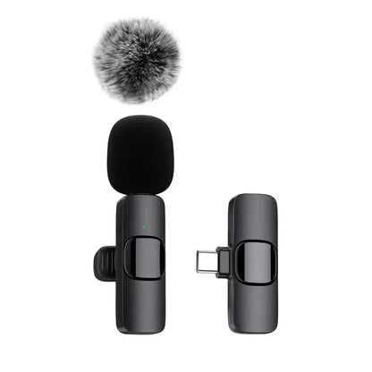 K60 Wireless Lavalier Mic 🎙️ | Plug & Play Mini Clip Microphone