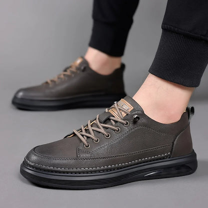 Luxury Men’s Leather Lace-Up Shoes